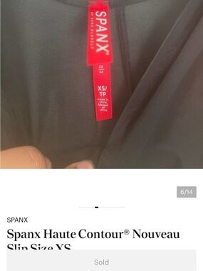 Spanx Haute Contour® Nouveau Slip Size XS